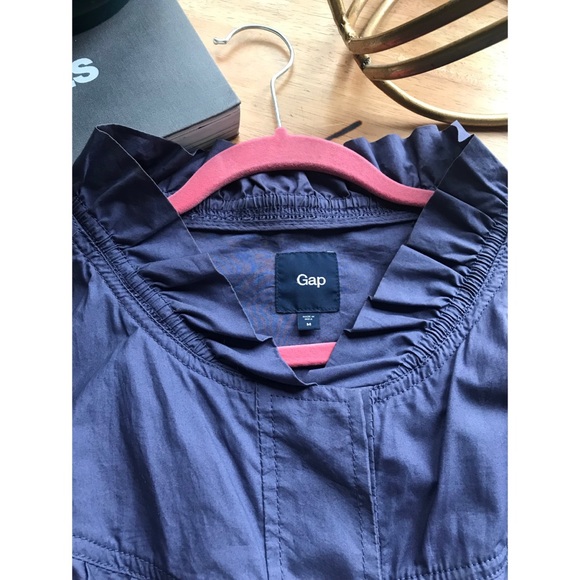 GAP | Eggplant Quarter Sleeve Ruffles Jacket - Picture 4 of 8